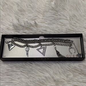 Guess Silver Charm Bracelet